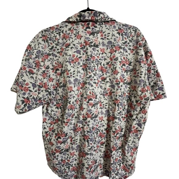 Vintage 90s Floral Shirt - Picture 7 of 9
